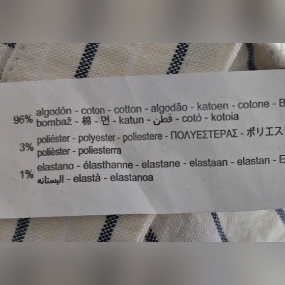 Zara High Waist Stripe Shorts - Picture 3 of 4